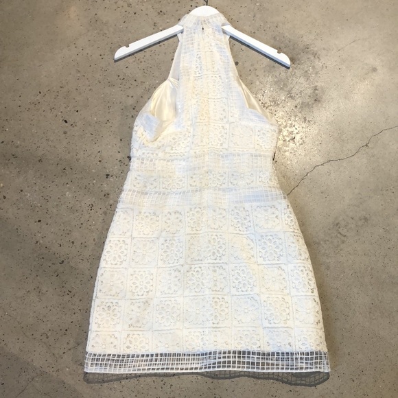 Alexis Robin White Lace Halter Dress - Picture 3 of 10